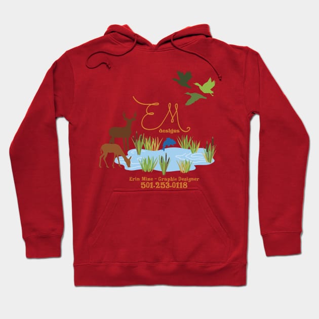 Erin Mize Designs Great Outdoors Hoodie by erinmizedesigns